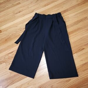Lululemon Crop Noir Belted Pants size 10 in black
